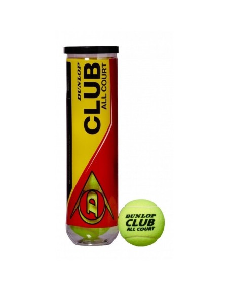 boite de 4 balles tennis dunlop CLUB all court
