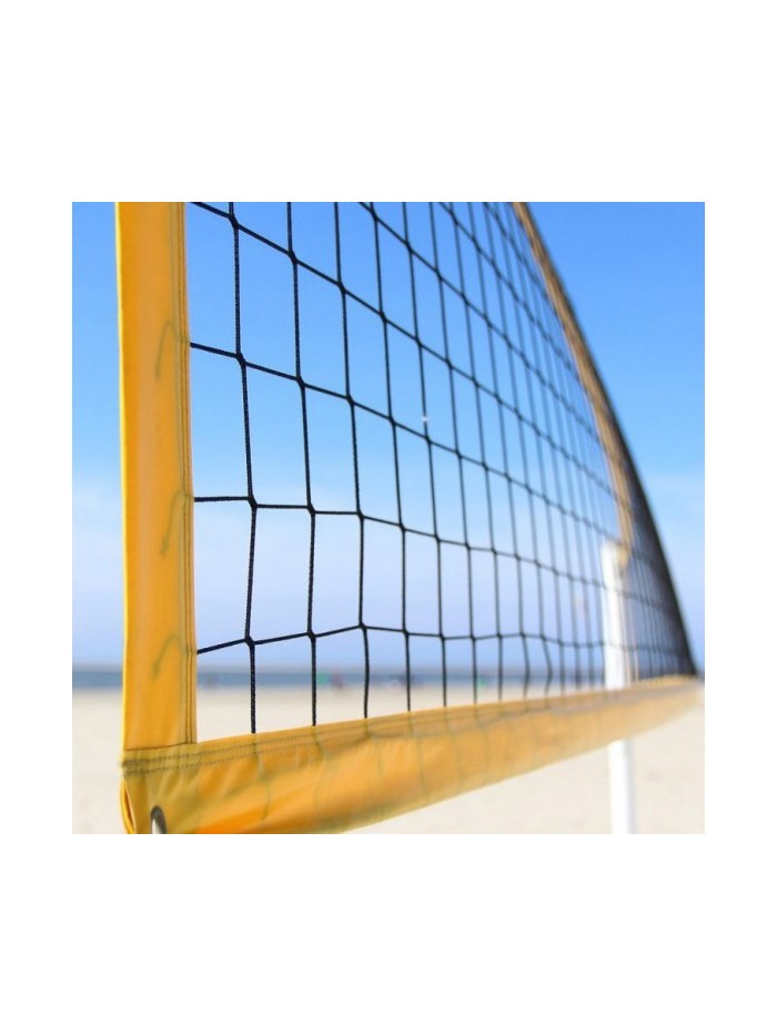 filet beach volley PRO avec une bande multi couleur