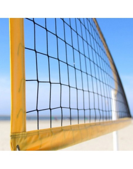 filet beach volley PRO avec une bande multi couleur