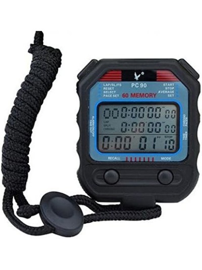 Chronomètre professionnel numérique 60 temps