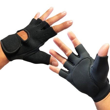 Gant De Musculation et cyclisme souple soft – Noir